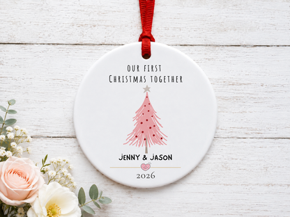 Personalized Ornament, First Christmas Together
