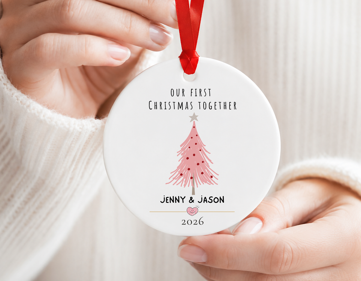 Personalized Ornament, First Christmas Together