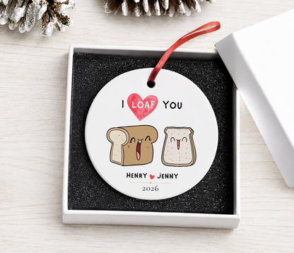 Personalized Ornament, I Love You