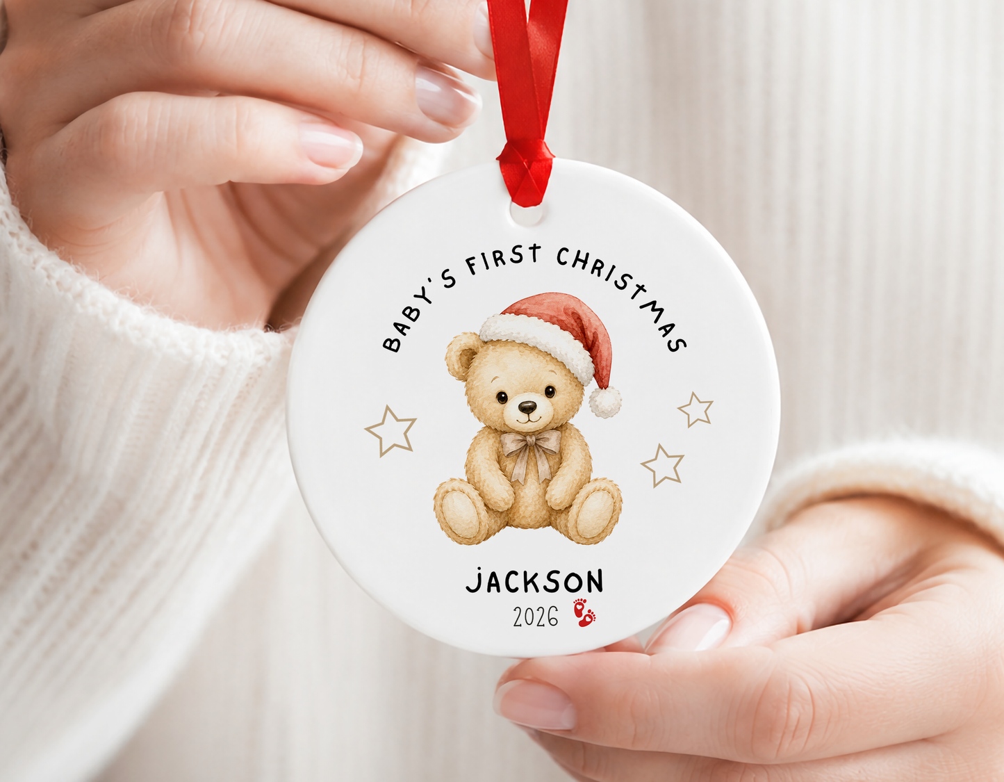 Personalized Ornament for Baby's First Christmas