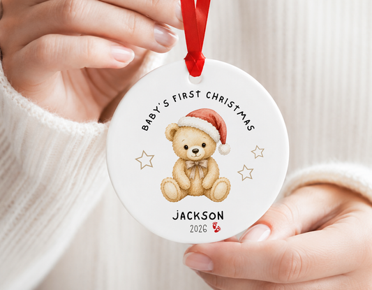 Personalized Ornament for Baby's First Christmas