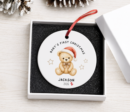 Personalized Ornament for Baby's First Christmas
