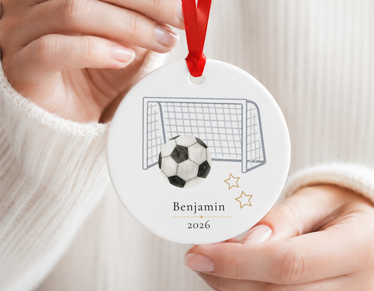 Personalized Soccer Ornament