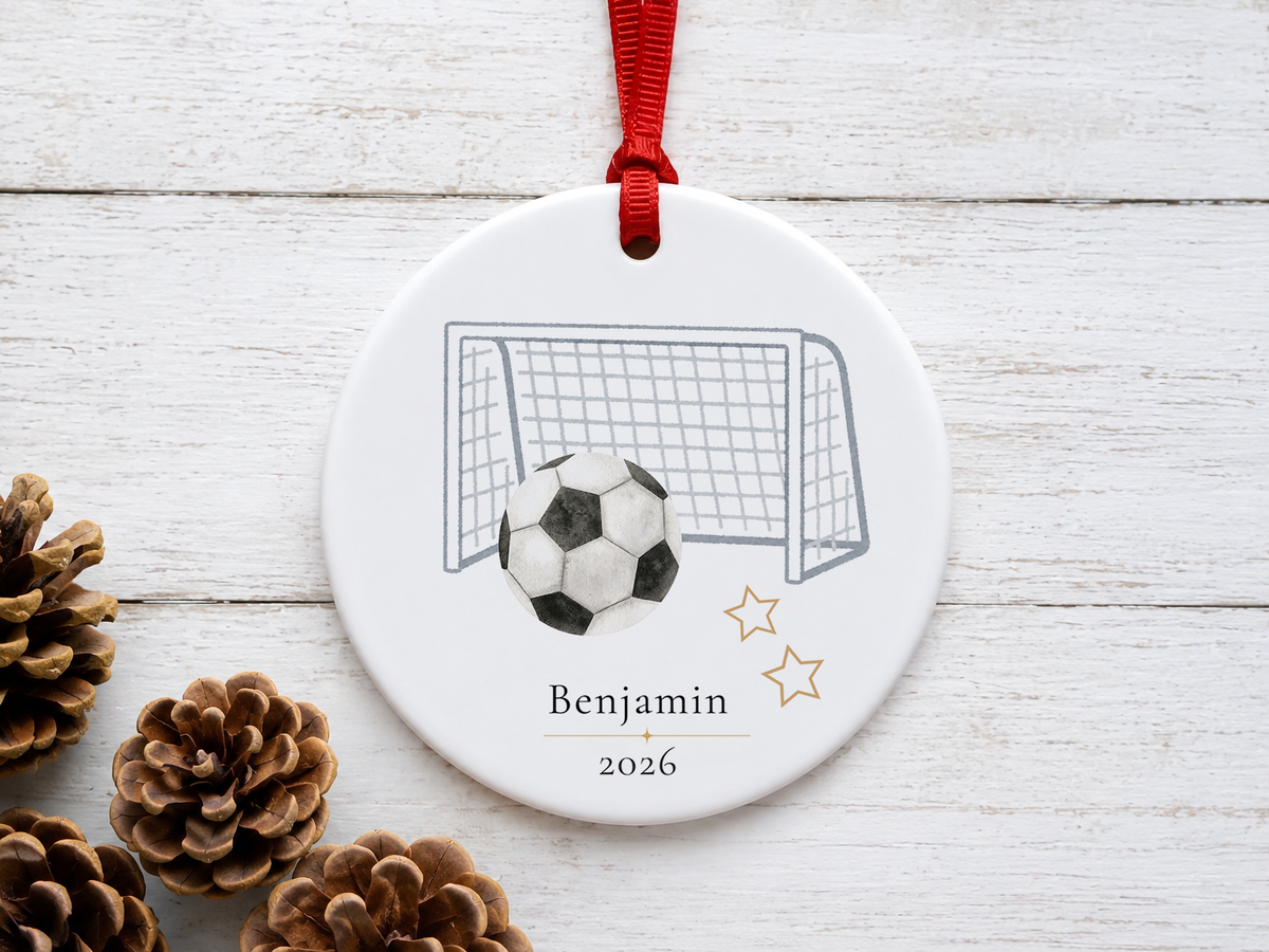 Personalized Soccer Ornament