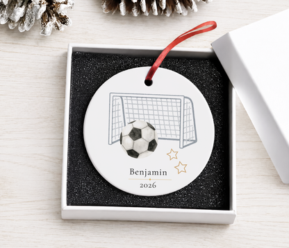 Personalized Soccer Ornament