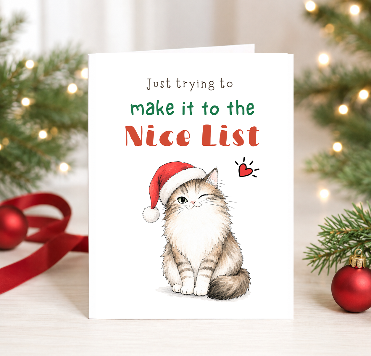 Christmas Card, Playful