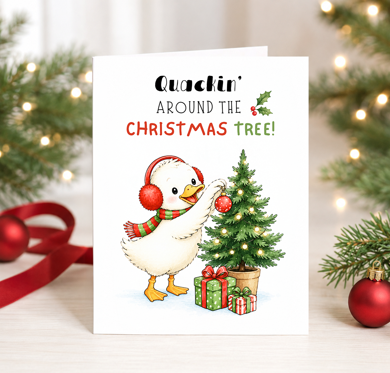 Christmas Card, Playful