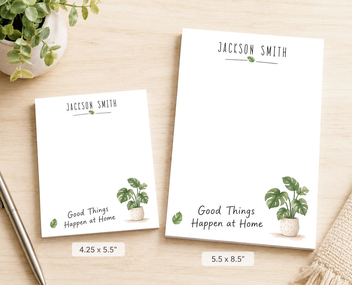 Personalized New Home Notepad