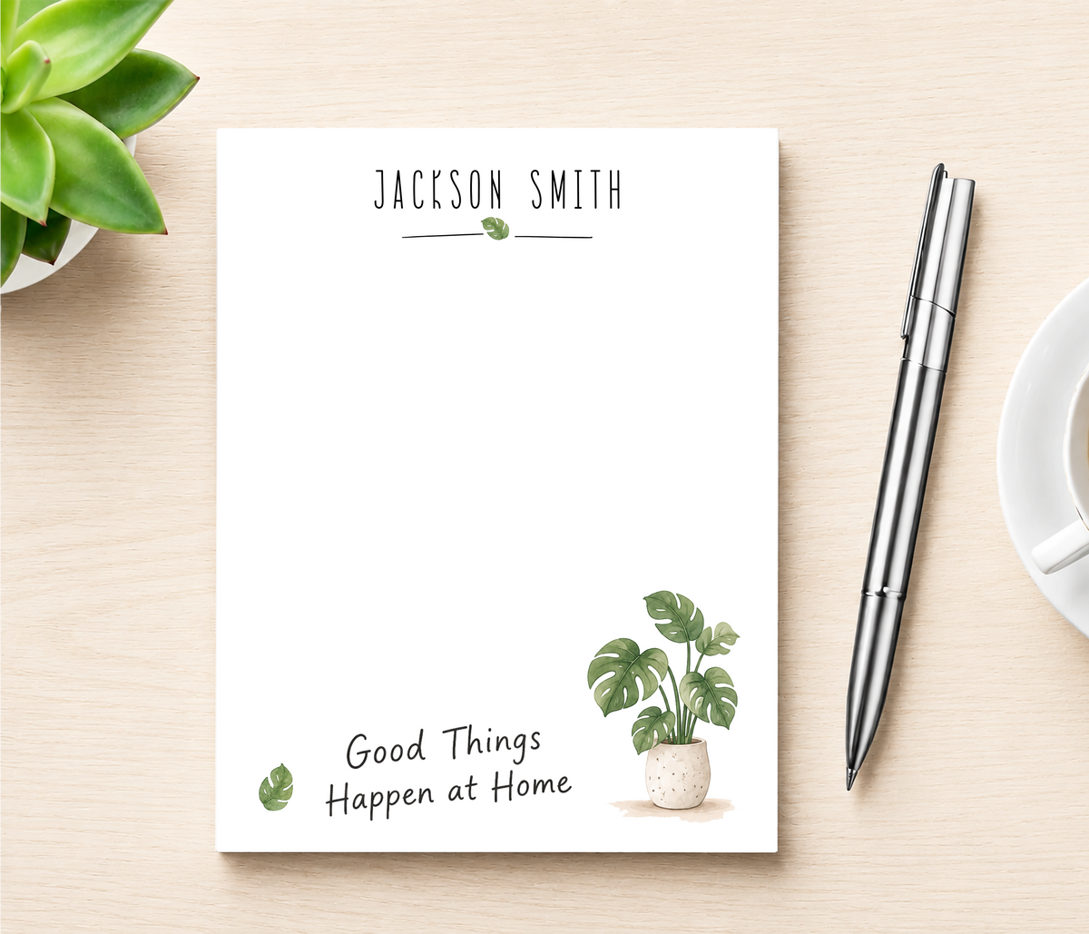 Personalized New Home Notepad