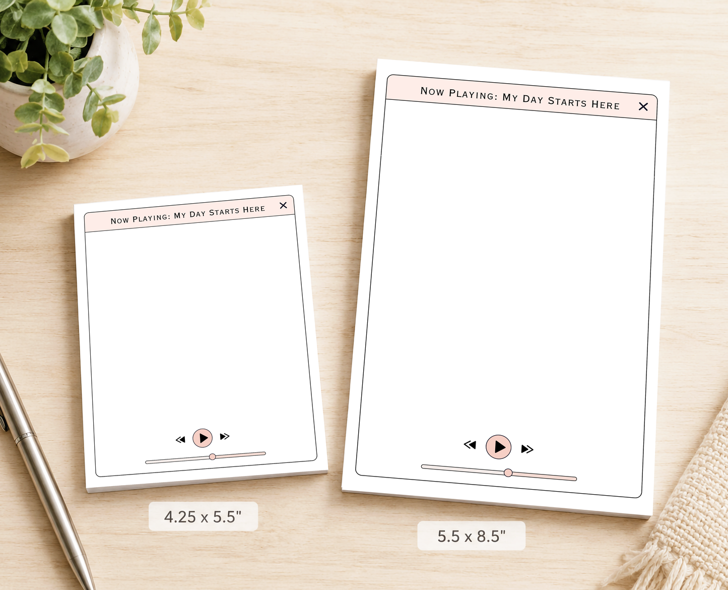 Music Player Notepad