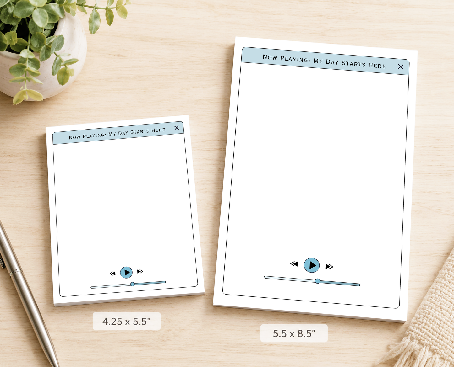 Music Player Notepad