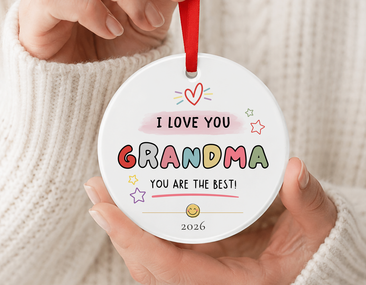 Personalized Ornament for Grandma