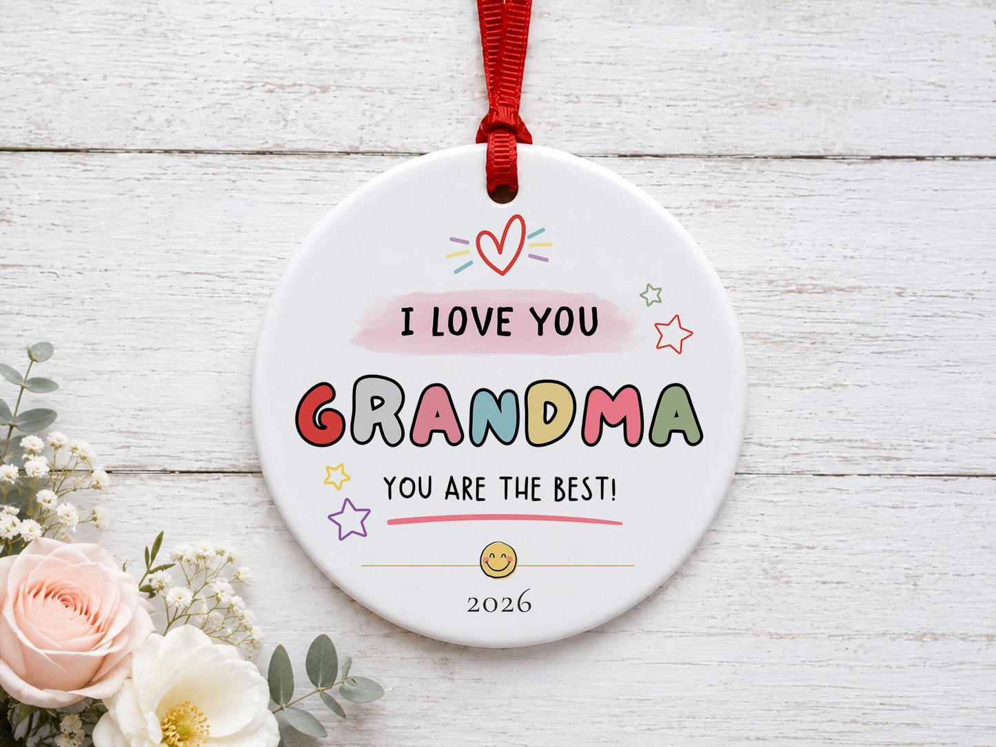 Personalized Ornament for Grandma