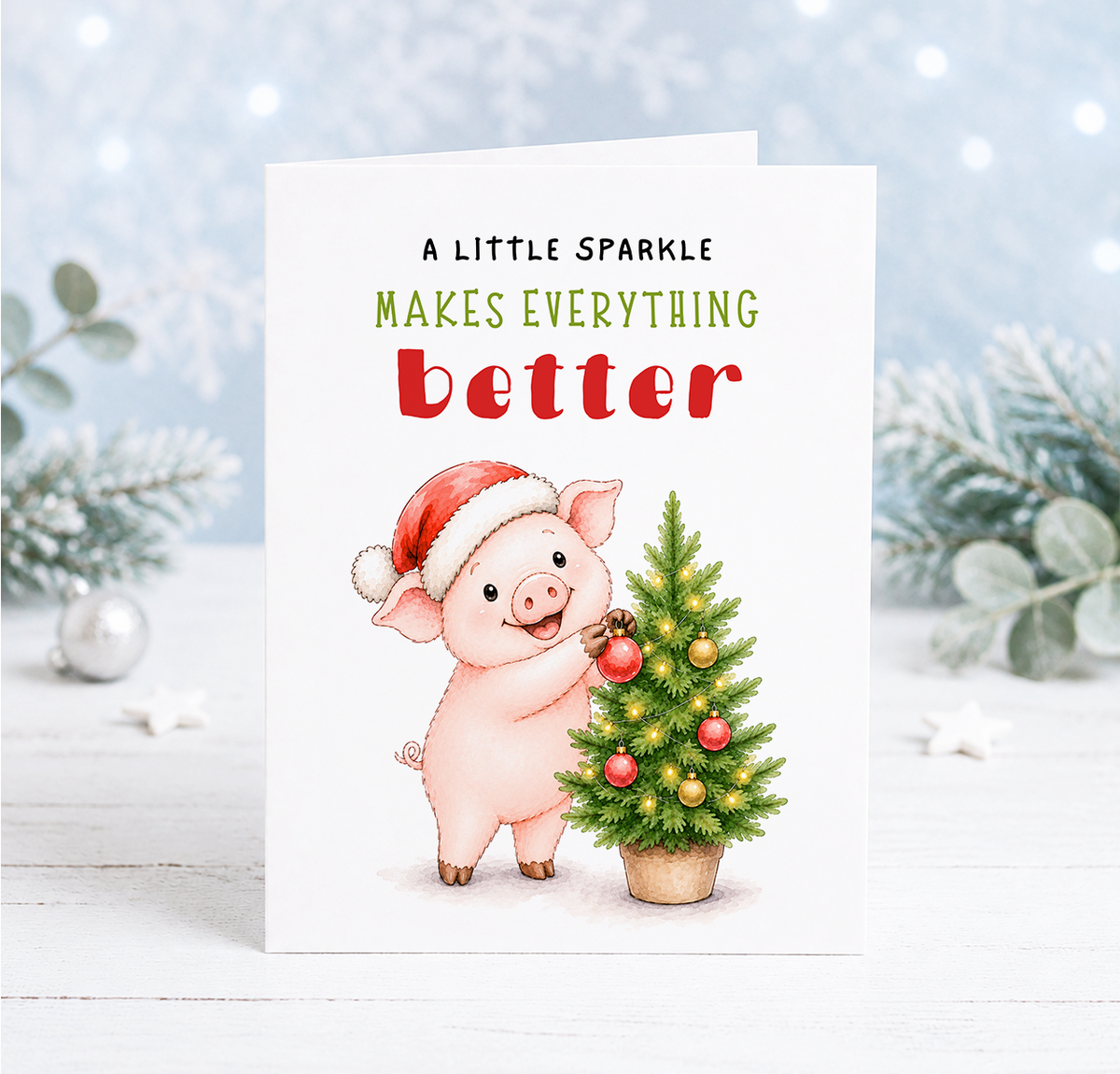 Christmas Card, Playful
