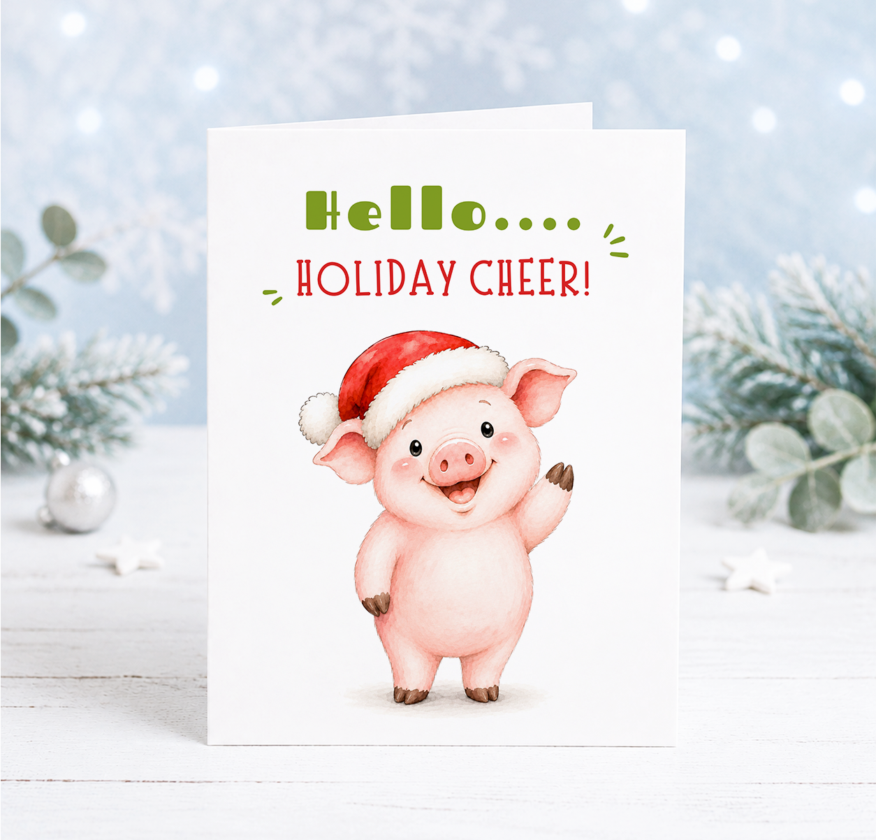 Christmas Card, Playful