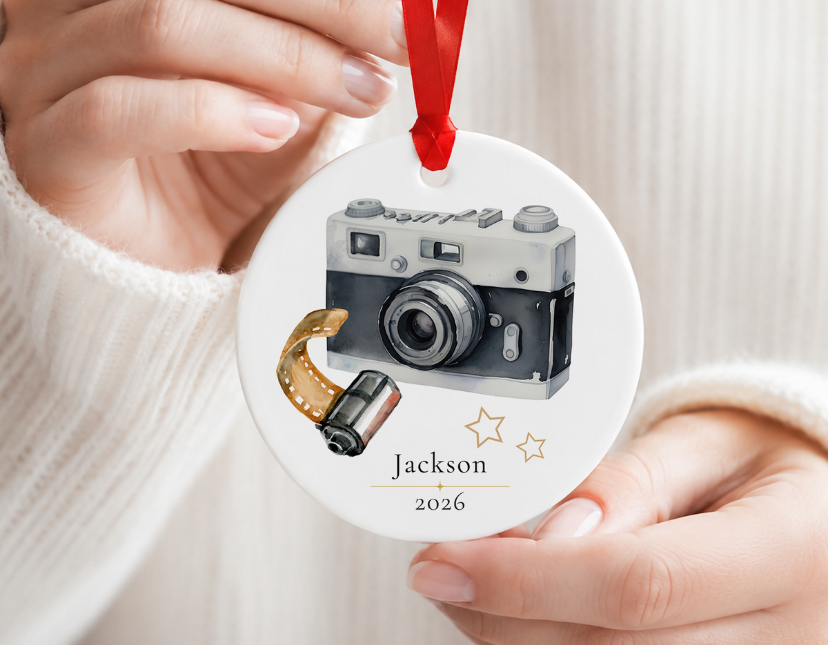 Personalized Photographer Ornament