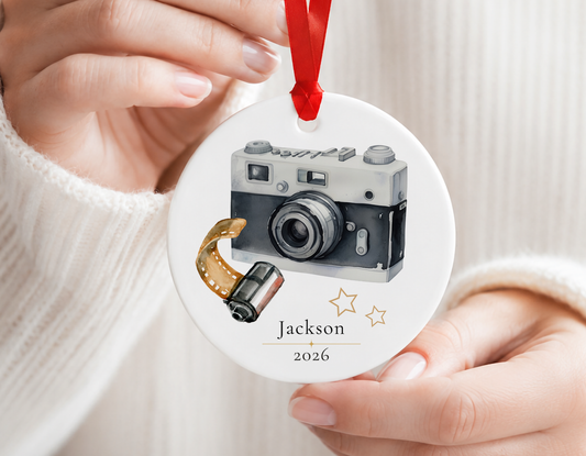 Personalized Photographer Ornament