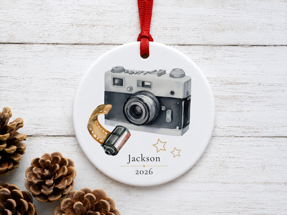 Personalized Photographer Ornament