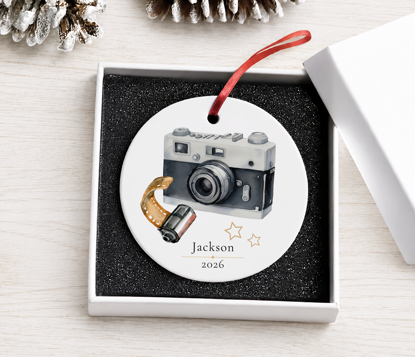Personalized Photographer Ornament