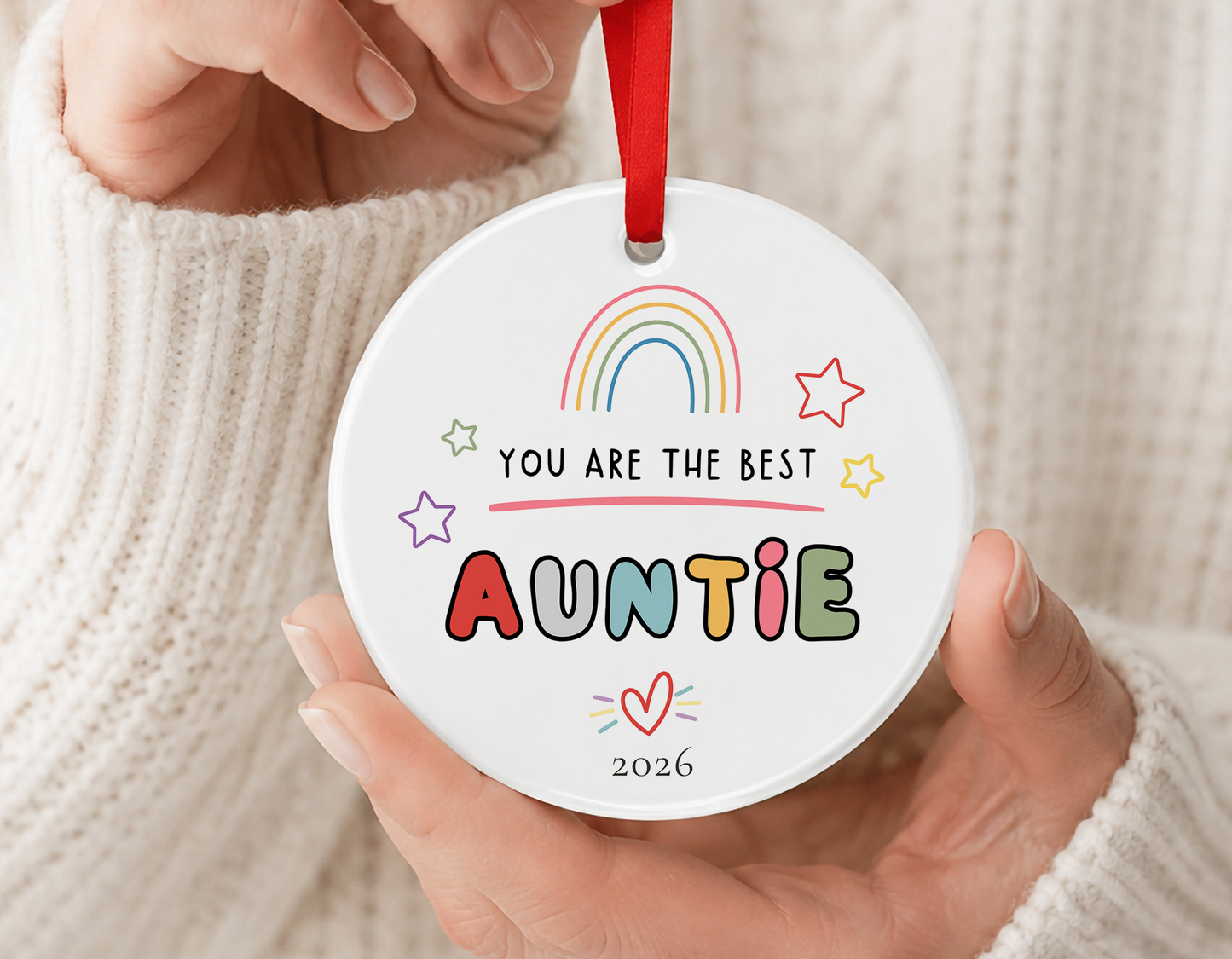 Personalized Ornament for Auntie