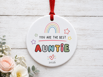 Personalized Ornament for Auntie