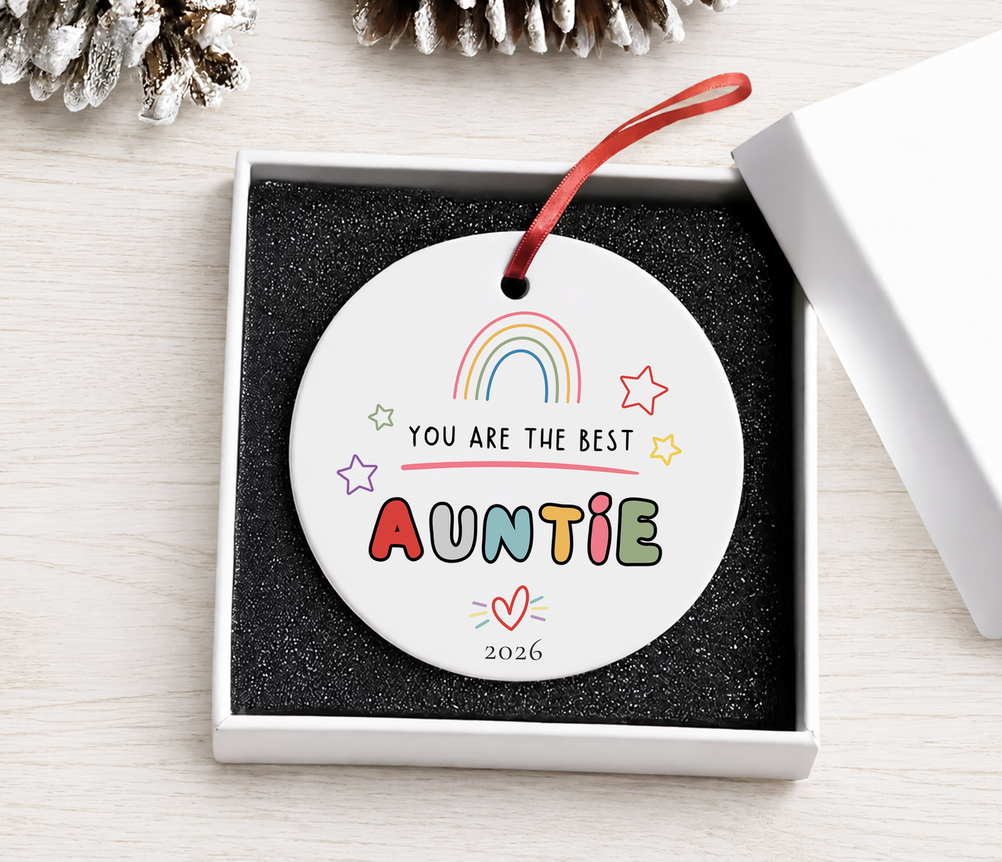Personalized Ornament for Auntie