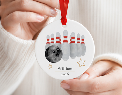 Personalized Bowling Ornament