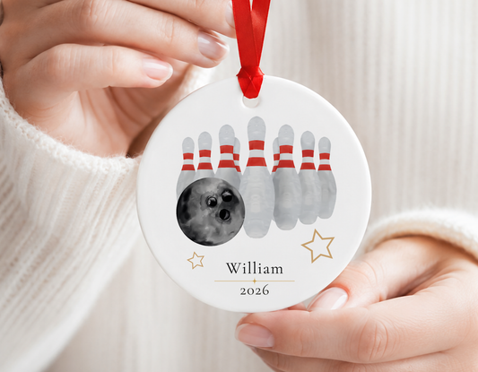 Personalized Bowling Ornament