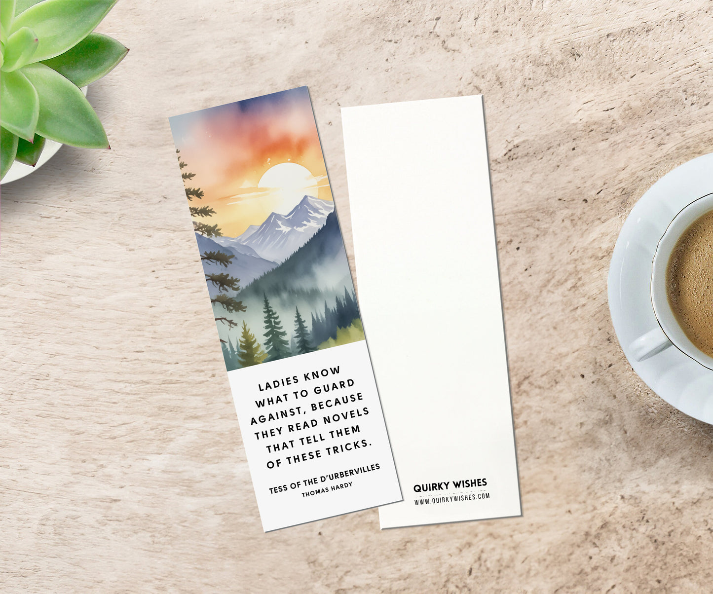 Inspirational Quote Bookmark - Tess of the D’Urbervilles