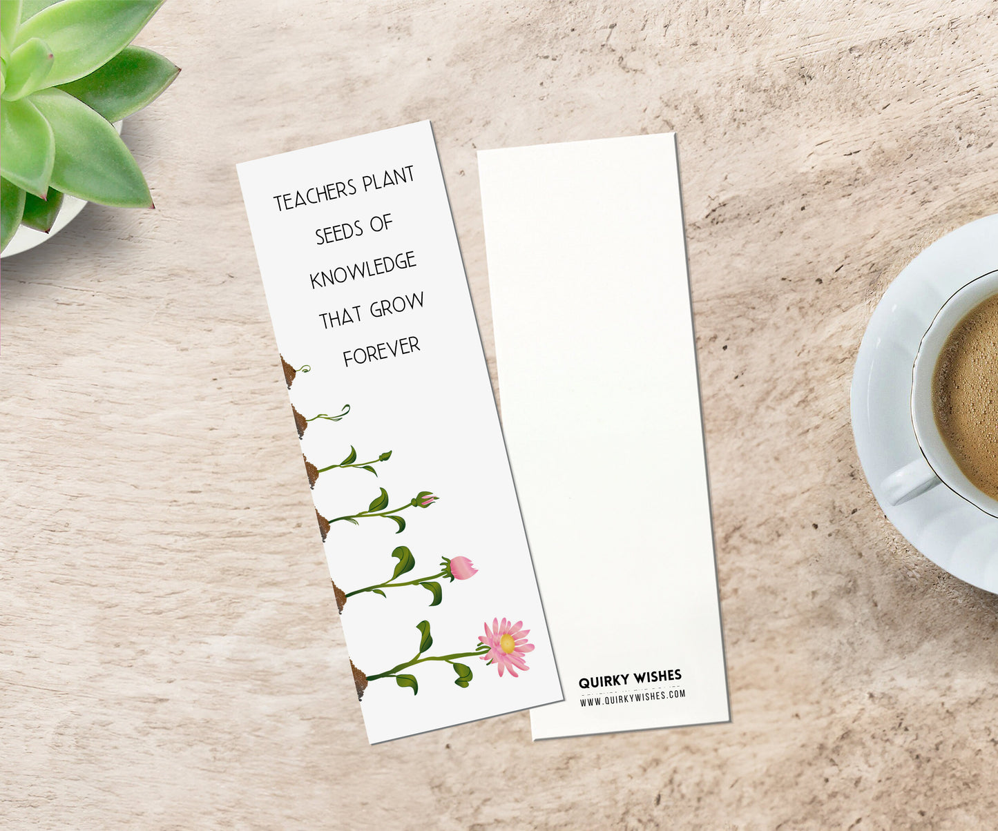 Appreciation Bookmark - Helping Me Grow