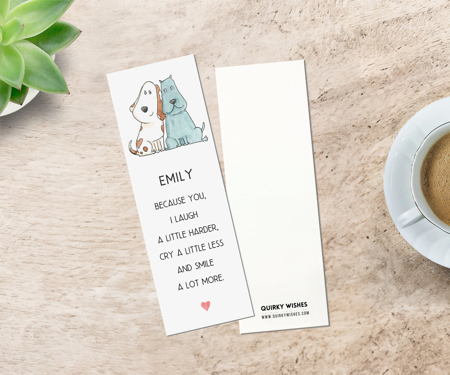 Personalized Friendship Bookmark