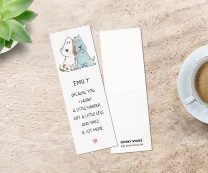 Personalized Friendship Bookmark
