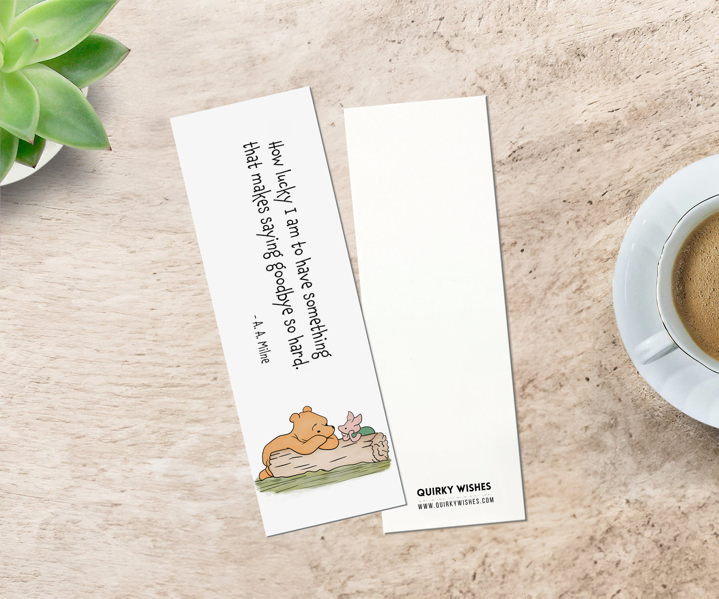 Classic Pooh Bear Bookmark