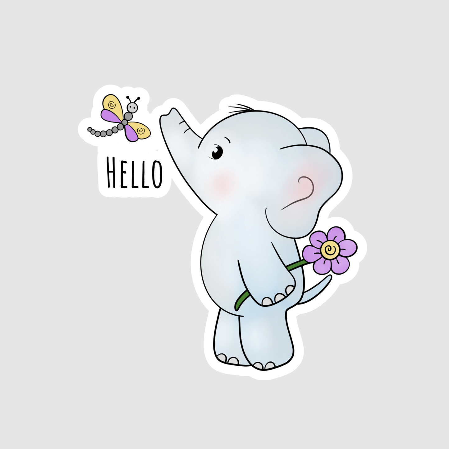 Hello Sticker