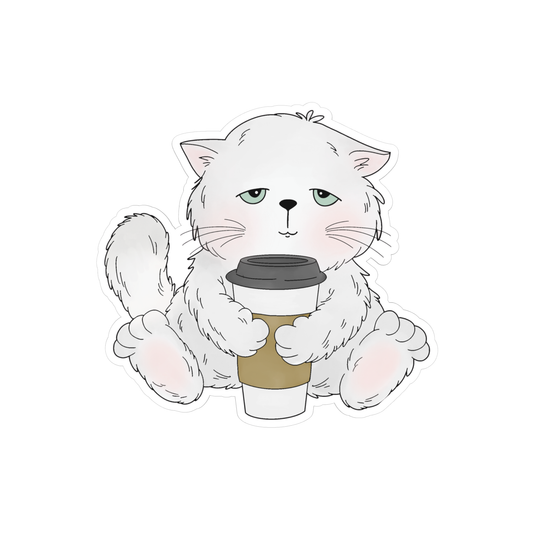 Grumpy Cat with Coffee