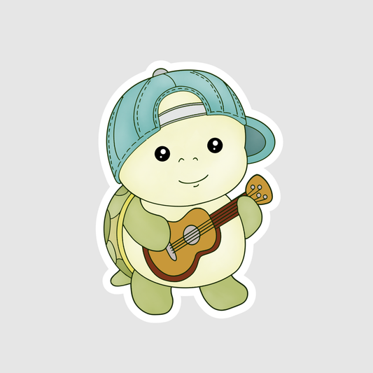 Turtle The Guitar Player