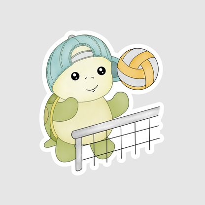 Turtle The Volleyball Player