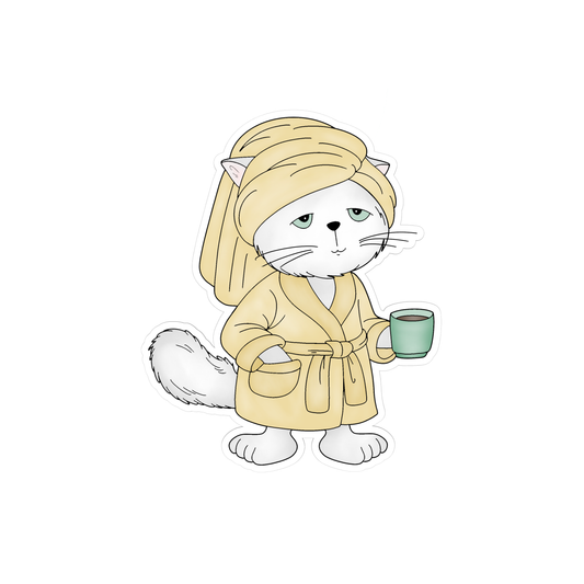 Grumpy Cat with Coffee