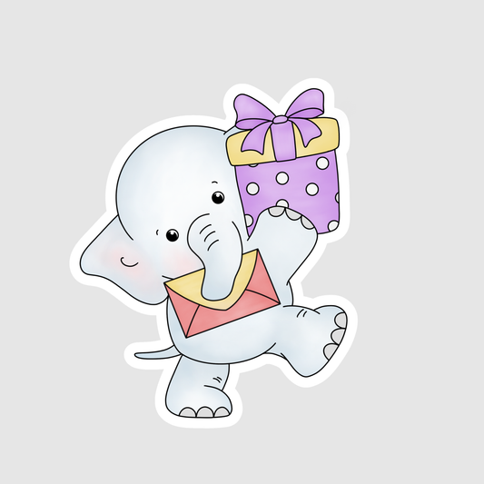 Elephant With Gift