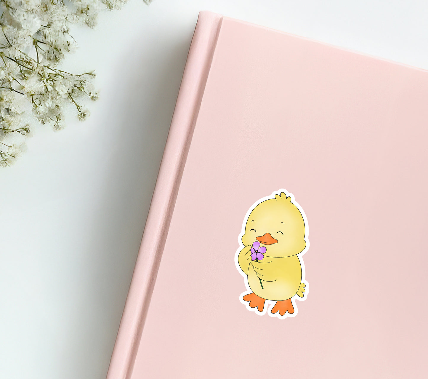 Little Duck with Flower