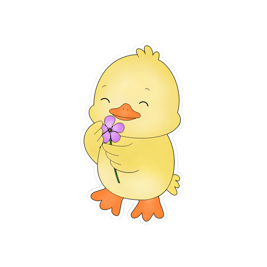 Little Duck with Flower