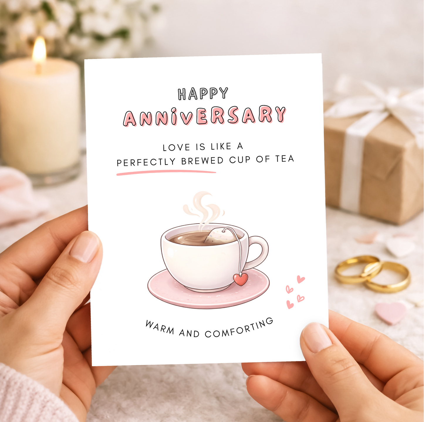 Anniversary Card, Perfectly Brewed