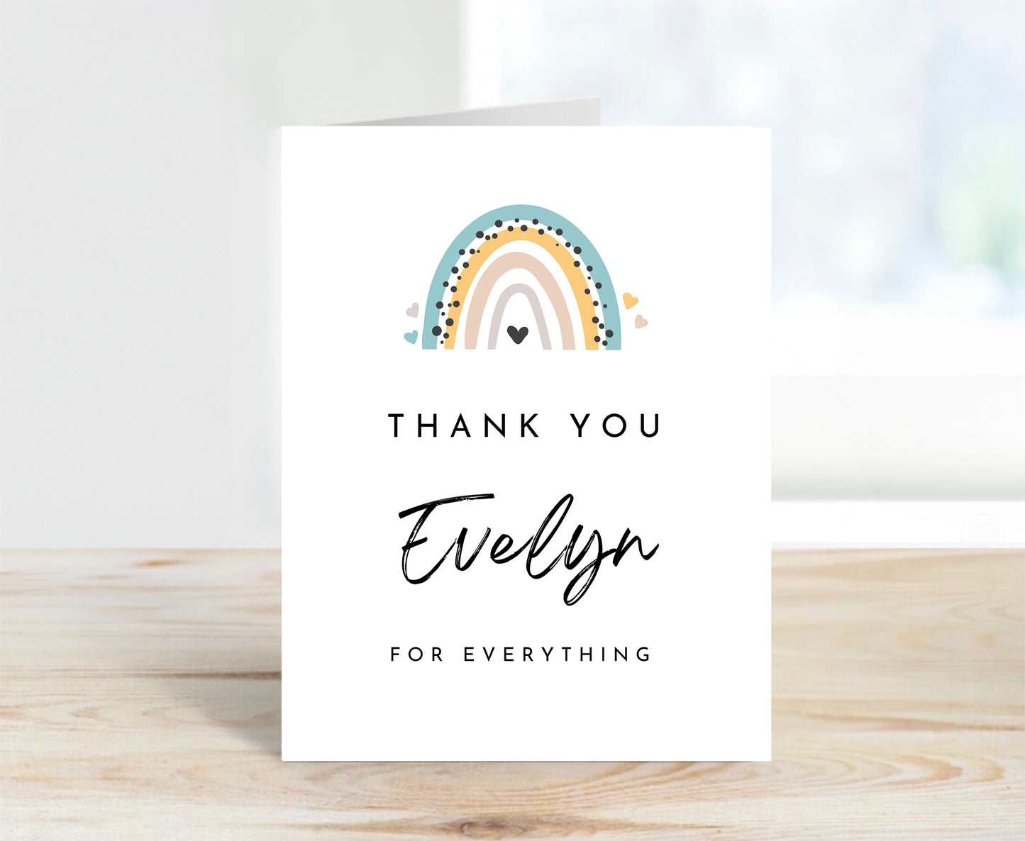 Personalized Thank You Card to Her