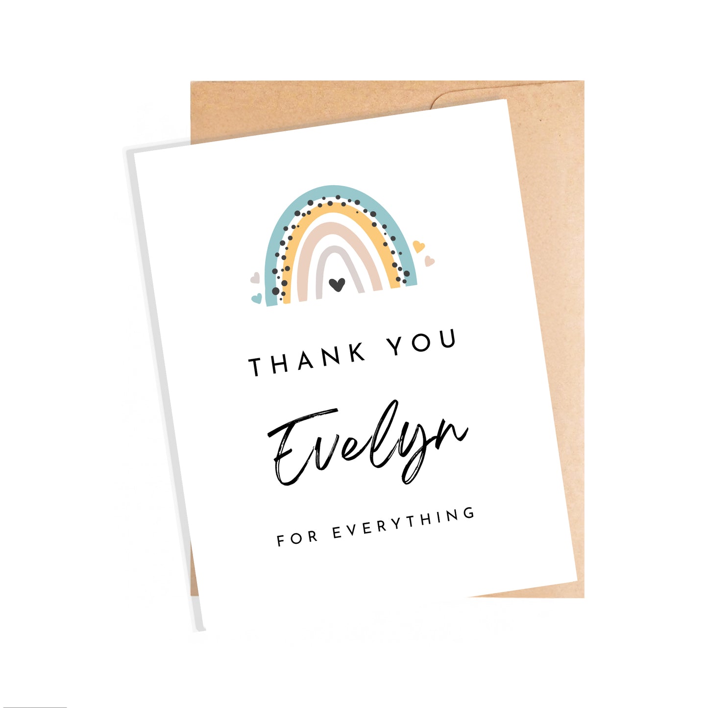 Personalized Thank You Card to Her