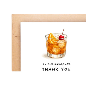 Thank You Card, Old Fashioned