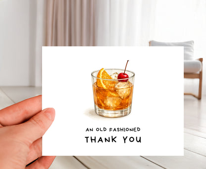 Thank You Card, Old Fashioned