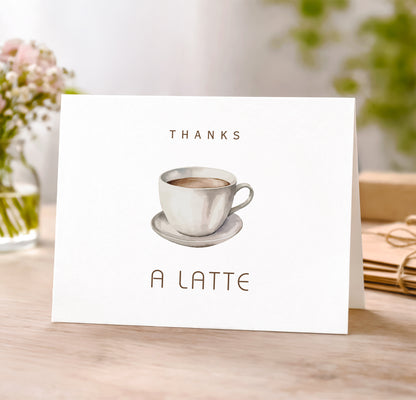 Thank You Card - Thanks A Lot