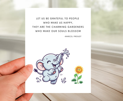 Appreciation Card - Make Our Soul Blossom