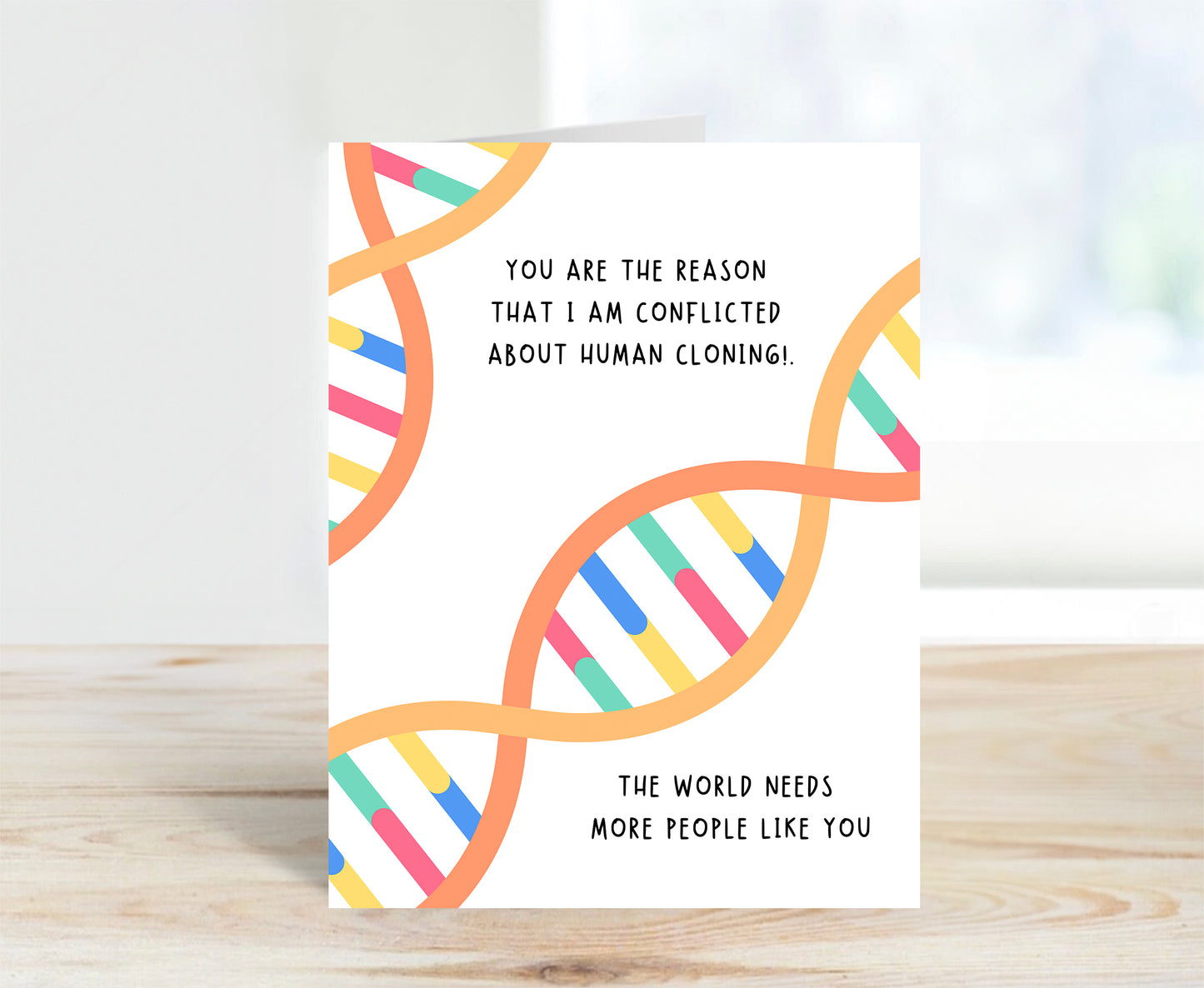 Thank You Greeting Card - DNA Humor
