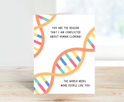 Thank You Greeting Card - DNA Humor